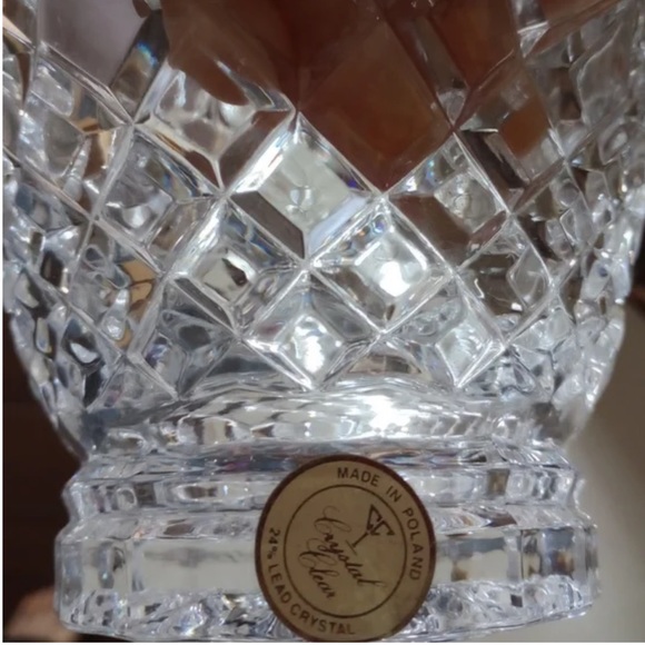 Crystal Clear Industries “Brussels” Poland Handled Basket Candy Serving Dish - Picture 3 of 9